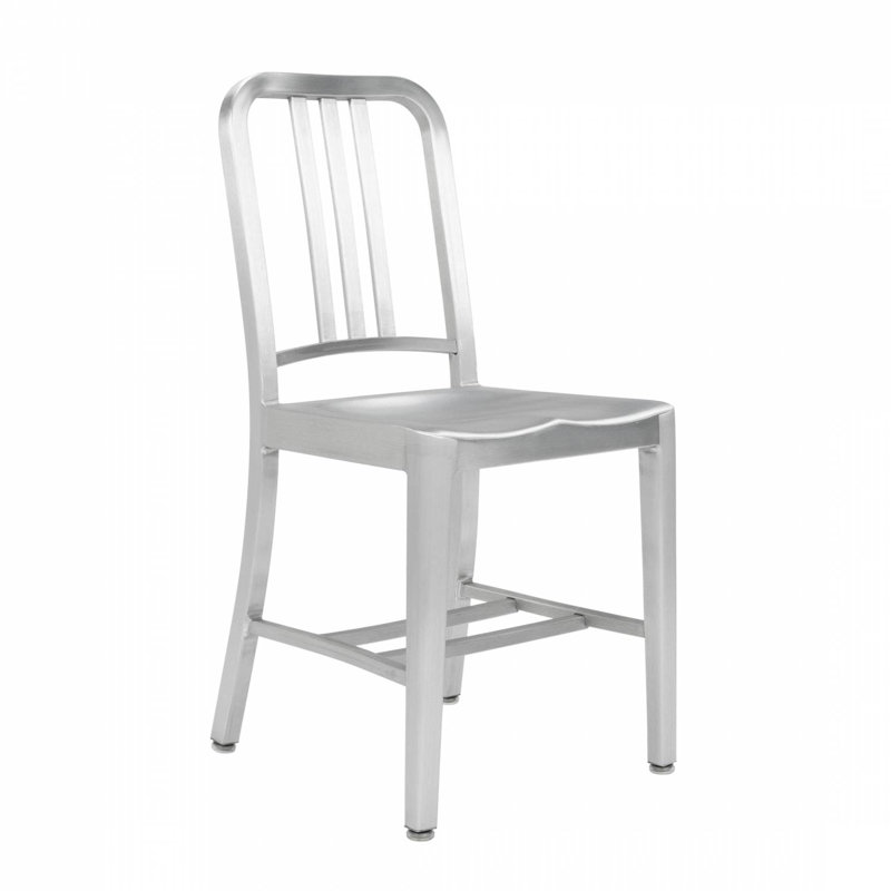 Chaise d'appoint en métal, Aluminium