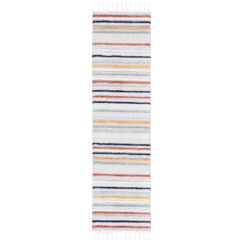 Onna Performance Striped Rug, Runner 2'2" x 8'
