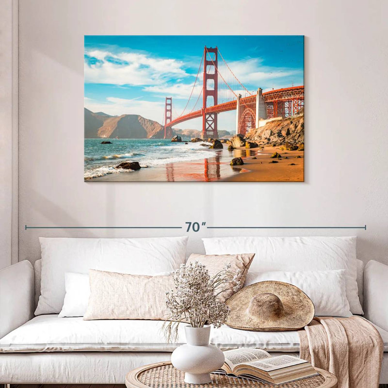 Lilie Golden Gate Beach Coast, H 30 po x l 45 po