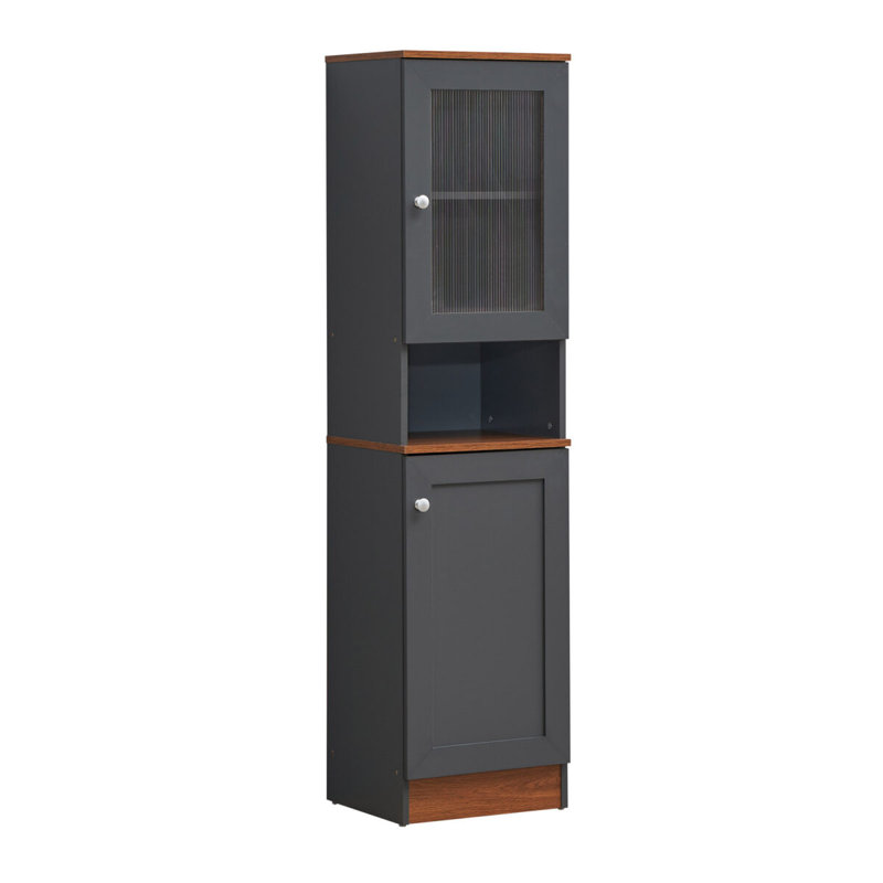 Kitchen Pantry, Gray/Oak