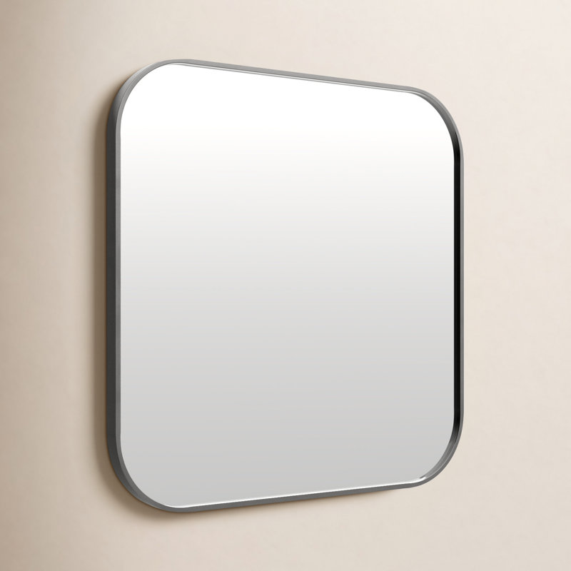Miroir Ovella, Argent brossé