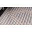 Tapis texturé en coton tissé à la main gris diamant / ivoire-232225685