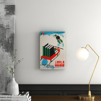 Good Reading Ahead - Wrapped Canvas Print