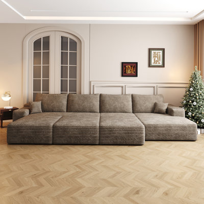 Luxueux canapé-lit modulaire pour le salon sans assemblage requis