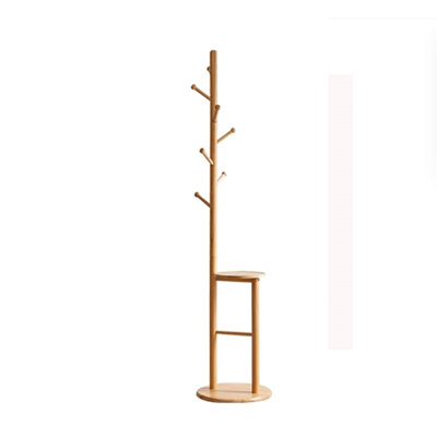 Simplify Solid Wood Clothes And Hat Stand