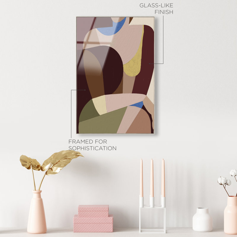 Studio Of Shapes II by Oliver Gal, 16" H x 11" W, Silver Floater Frame