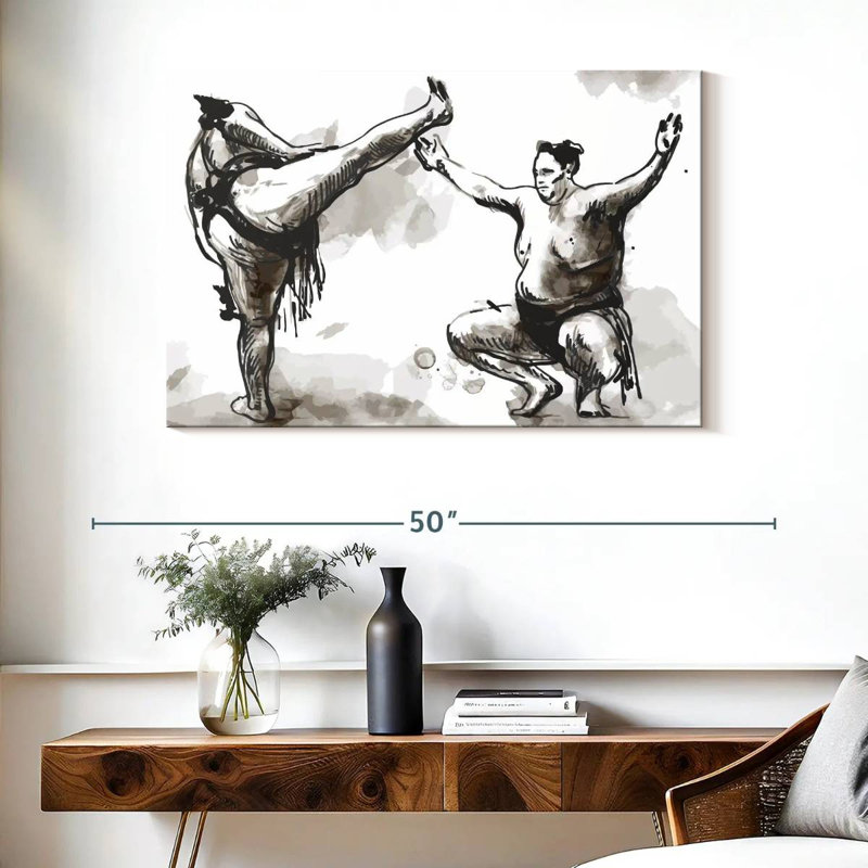 Sumo, 26" H x 39" W
