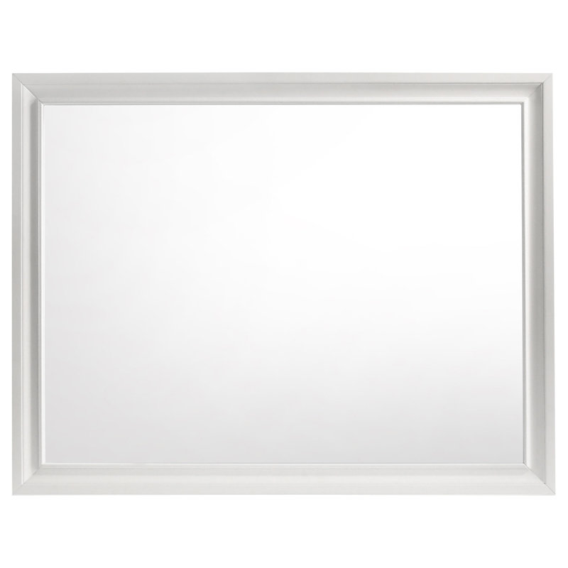 Stylish Manno Dresser Mirror, White