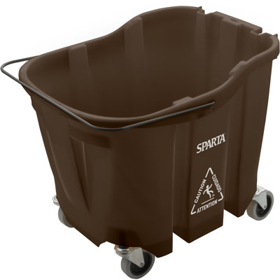 Seau pour vadrouille en plastique Omnifit, 35 pintes, jaune
