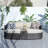 Toni 5-Piece Outdoor Wicker Aluminum Convertible Chaise Lounge with Cushions and Table-1091316504-1105009242