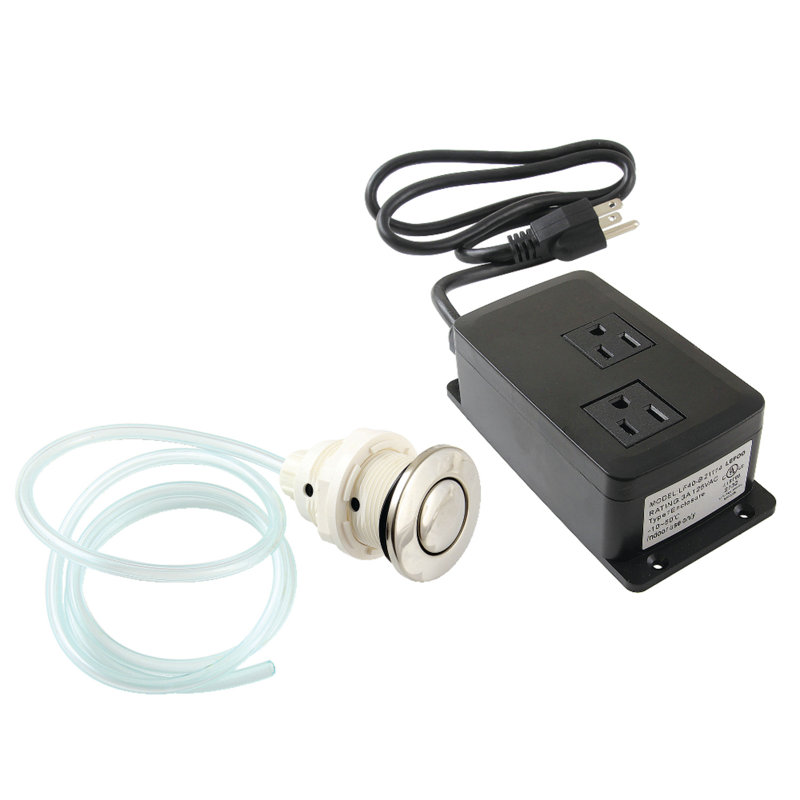 Trimscape Dual Outlet Garbage Disposal Air Switch