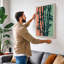 Bamboo in Two Tones Japandi - Wrapped Canvas-1115518972-1115518973