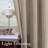 Linen Blended Textured Semi-Sheer Grommet Curtains - 37"/52" Widths Semi-Private & Light-Filtering Linen-Style Panels for Bedroom -299404359-299404358
