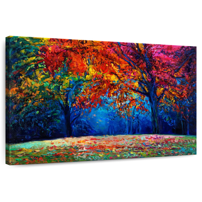 Harnek Impressionist Forest, 34" H x 51" W