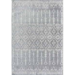 Gabriel Vintage Grey Diamond Area Rug