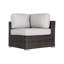 Ensemble de conversation d'extérieur 7 places avec sièges confortables pour quatre personnes, coussins hydrofuges et pinces emboîtables entièrement assemblés