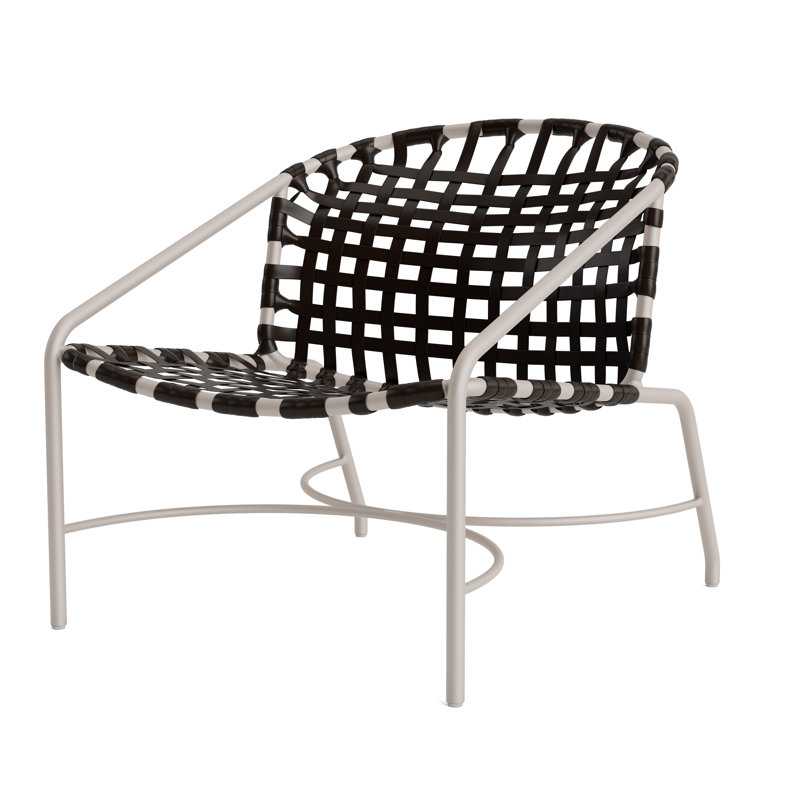 Kantan Outdoor Lounge Chair, Dove Smooth/Coffee