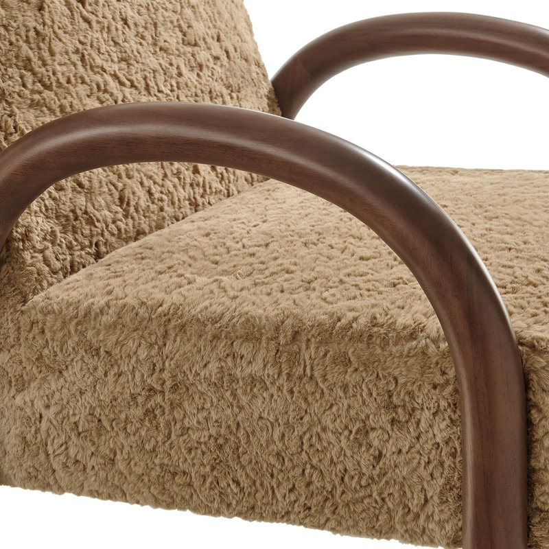 Fauteuil Lunet, Brun