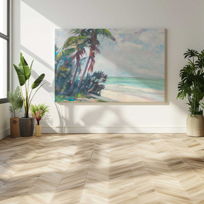 36" x 54"  Naples' Sandy Playgound, Large Canvas Print