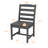  2 PC Elegant Outdoor Dining Grey Chair,Heavy-Duty 300Lbs Capacity, Comfort Slatted Design-119602328