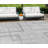 10' X 14' Gray Charcoal And Silver Geometric Washable Indoor Outdoor Area Rug
