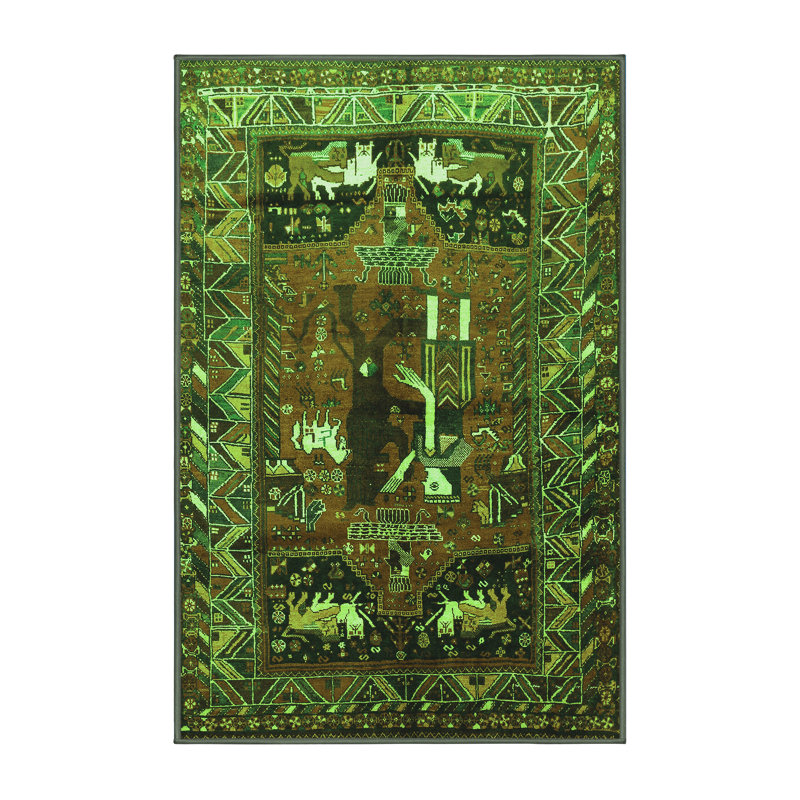 Performance Toile Indoor Rug, Rectangle 2' x 4'