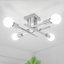 Plafonnier semi-encastré avec lustre linéaire moderne Spoutnik Doraelia