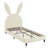 Cimahi Upholstered Twin Daybed Frame for Kids, Twin Platform Bed with Carton Ears Shaped Headboard, Wood-147511058