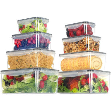 Prep & Savour Dejuan Glass Food Storage Container - Set of 10