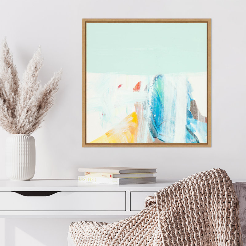 «Open Landscape» par Angie Kenber, reproduction d'art sur toile encadrée, H 22 po x l 22 po