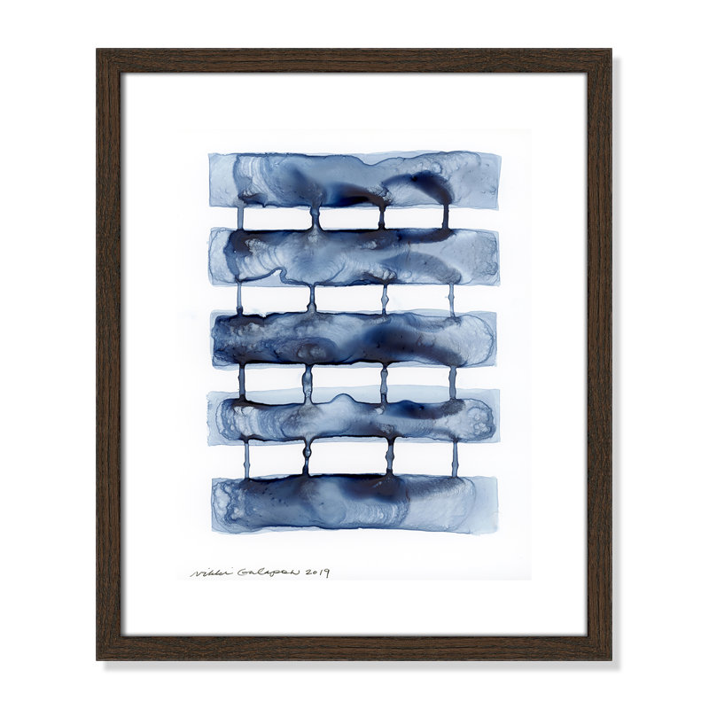 Gareth Stitched Together I by Nikki Galapon - Solid Wood Rectangle Print Single Piece Item on Canvas, 19" H x 16" W x 0.75" D