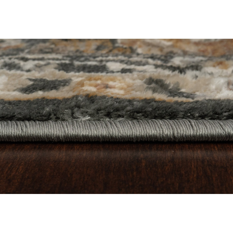 Clarissa 6,7 x 9 19905-999 gris / multicolore, Rectangle 6 pi 7 po x 9 pi