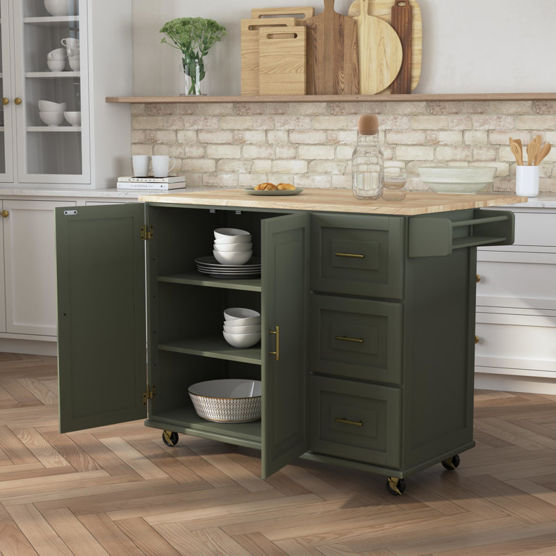 Arlonda Kitchen Cart by Lark Manor | Wayfair Deals