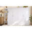 Lit escamotable peu encombrant avec rangement, design moderne en bois blanc pour la maison