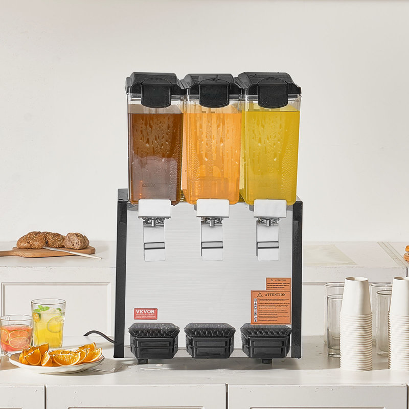 Distributeur de boissons commerciales 10L x 3 réservoirs