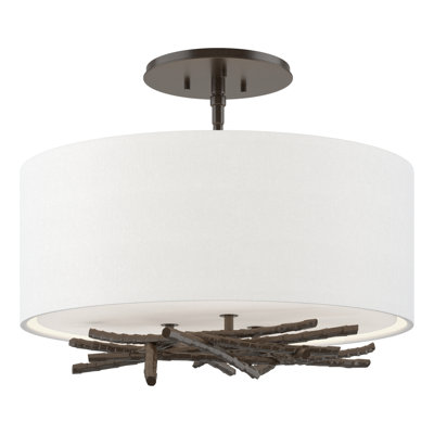Plafonnier semi-encastré 3 lumières Brindille
