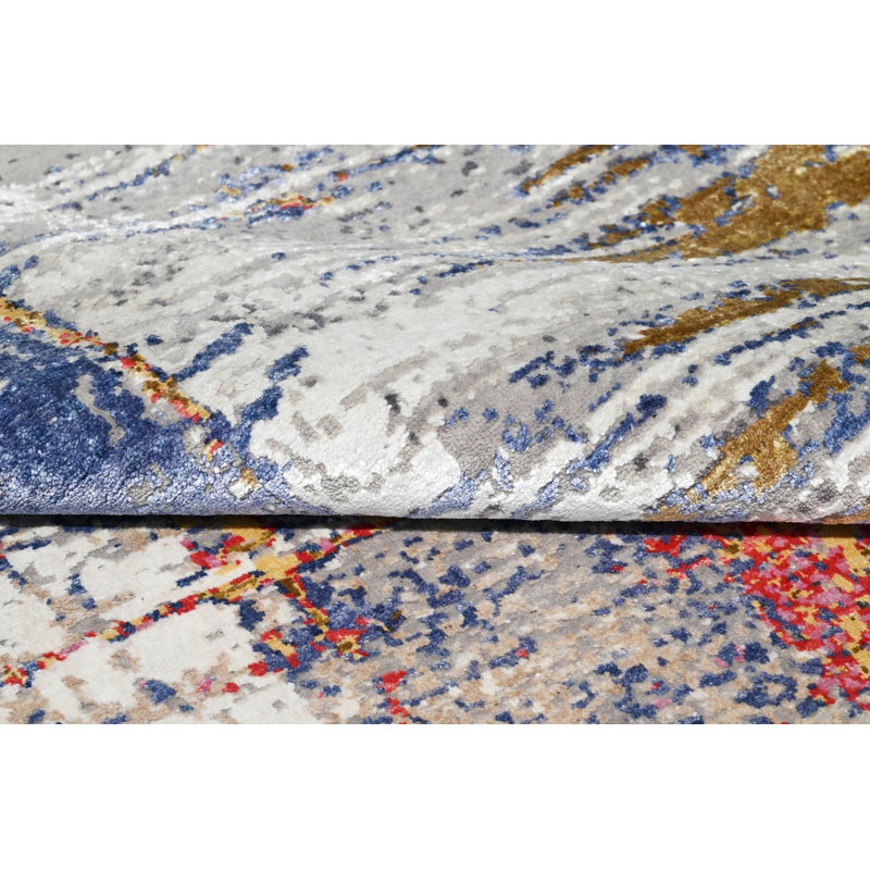 Abstract Area Rug, Rectangle 9' x 12'