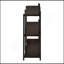 Table d'appoint, console, vestibule, étroit, canapé, salon, chambre à coucher, stratifié brun, métal noir, contemporain, moderne-118038041