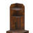 Darley Corner Shelf with USB Ports & Outlets, Wooden Display Bookshelf Bookcase-800252856