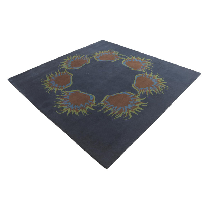 Square Odenton Navy Blue Rug