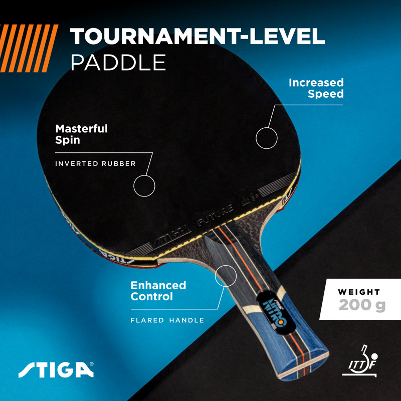 STIGA Nitro Tournament-Level Table Tennis Racket