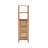 Ayden Solid Bamboo Wood 47" Tall Linen Cabinet