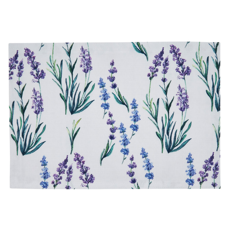 Mata Polyester Floral Rectangle Placemat