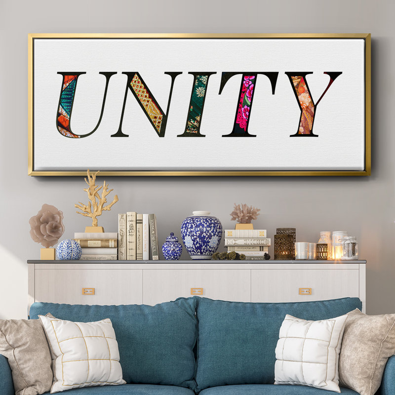 Unity - toile encadrée, H 20 po x l 50 po