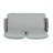 Mariano Steel Loveseat And Table-408218079-408218073