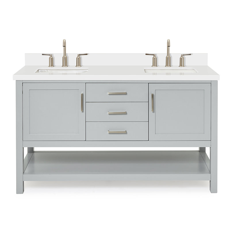 Bayhill Double Vanity, Gray
