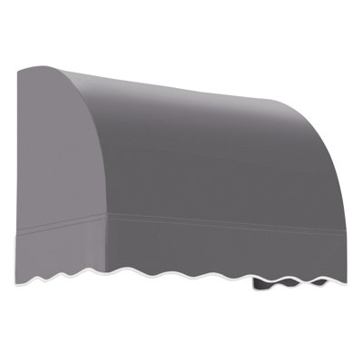 Awntech Savannah Fixed Awning, 52.5"W x 31"H x 24"D, Gunmetal