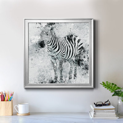 Zèbre I - cadre photo, impression sur toile