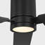 Visual Comfort Fan Cleancut Smart 54 LED Indoor Ceiling Fan with Threaded Downrod, Matte White ABS blades and Handheld Remote-317017026-470160069-317017025