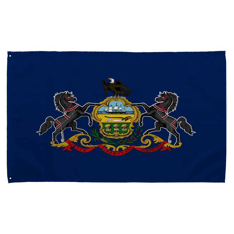 Drapeau de l'État de Pennsylvanie - Drapeau